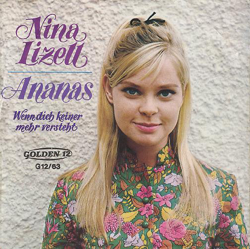 Nina Lizell : Ananas (7", Single, Mono)