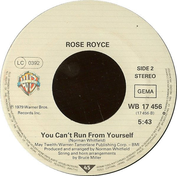 Rose Royce : Is It Love You're After (7", Single)