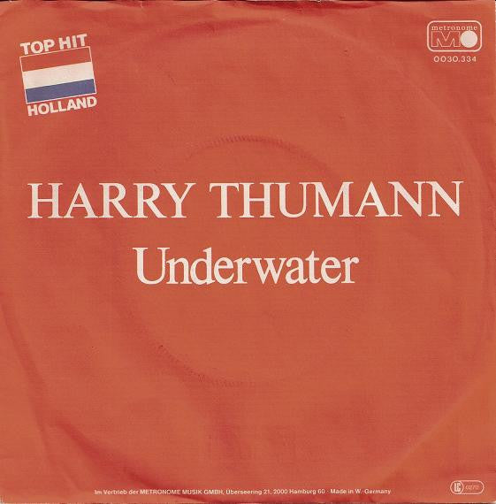 Harry Thumann : Underwater (7", Single)