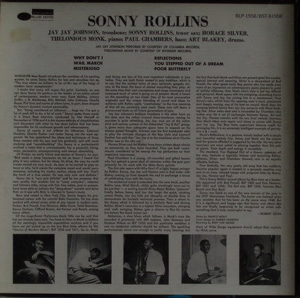 Sonny Rollins : Sonny Rollins (Vol. 2) (LP, Album, RE)