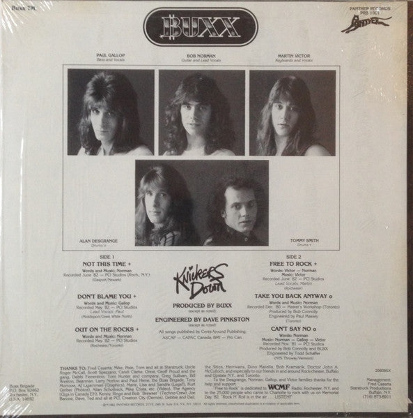 Buxx (3) : Knickers Down (12", EP)