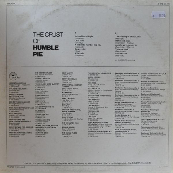 Humble Pie : The Crust Of Humble Pie (LP, Comp)