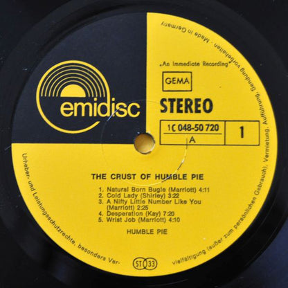 Humble Pie : The Crust Of Humble Pie (LP, Comp)