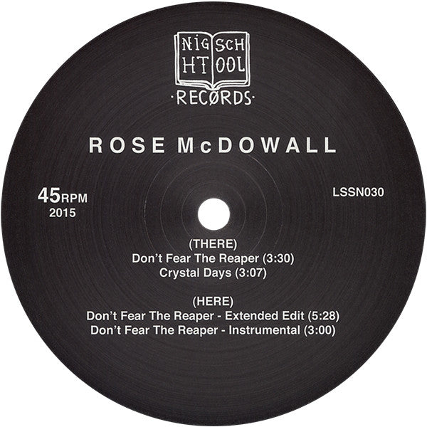 Rose McDowall : Don't Fear The Reaper (12", RSD, Ltd, RE)