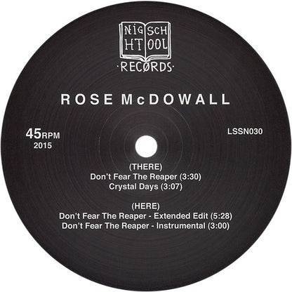 Rose McDowall : Don't Fear The Reaper (12", RSD, Ltd, RE)