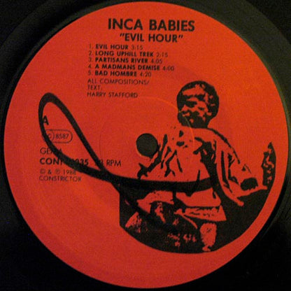 Inca Babies : Evil Hour (LP, Album)