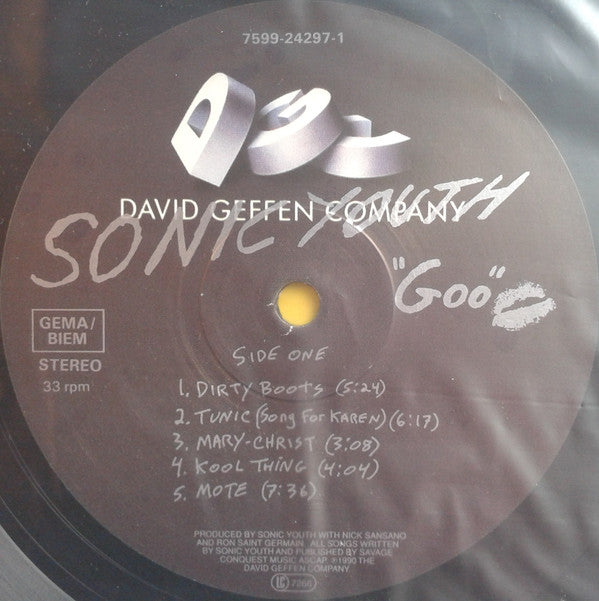 Sonic Youth : Goo (LP, Album)