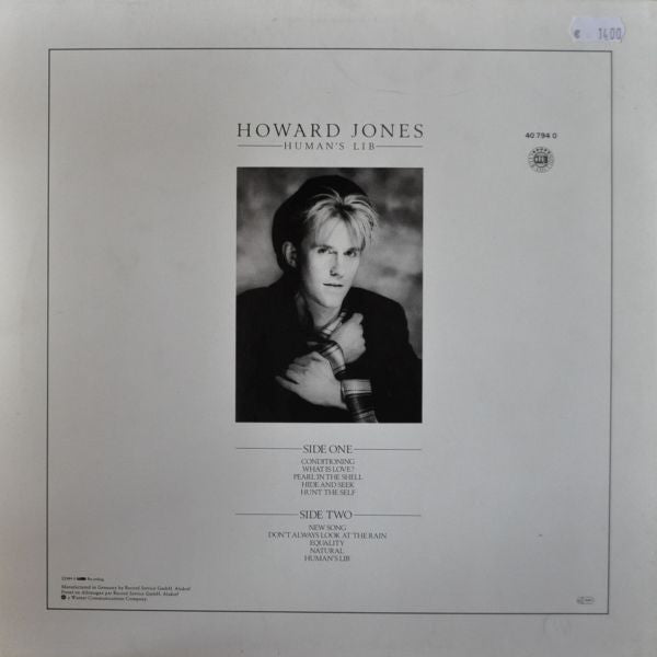 Howard Jones : Human's Lib (LP, Album, Club)