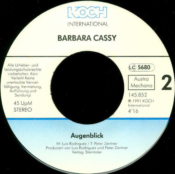 Barbara Cassy : Hautnah Ist Nicht Nah Genug (7", Single)
