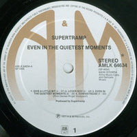 Supertramp : Even In The Quietest Moments... (LP, Album, RE)