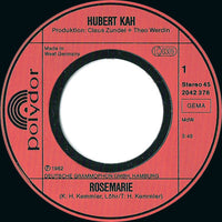 Hubert Kah : Rosemarie (7", Single)