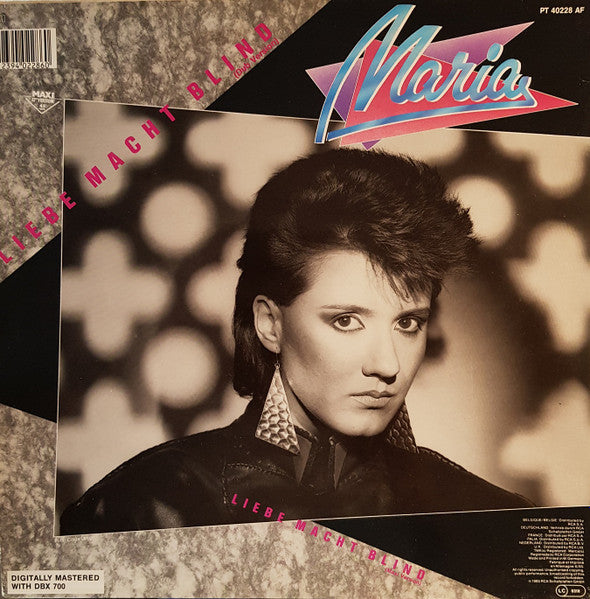 Maria (41) : Liebe Macht Blind (12", Maxi)