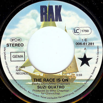 Suzi Quatro : The Race Is On (7", Single)