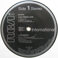 Lou Reed : Lou Reed Live (LP, Album, RE)