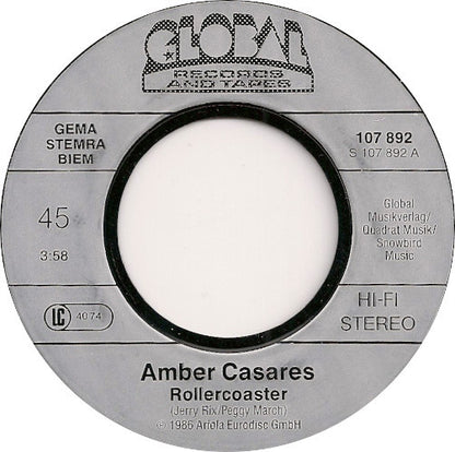 Amber Casares : Rollercoaster (7", Single)