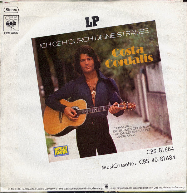 Costa Cordalis : Anita (7", Single)