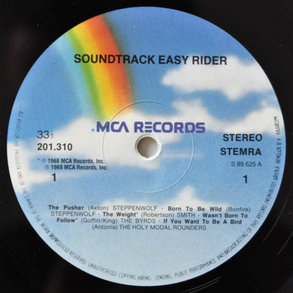 Various : Songs Performed In The Motion Picture Easy Rider (LP, RP)