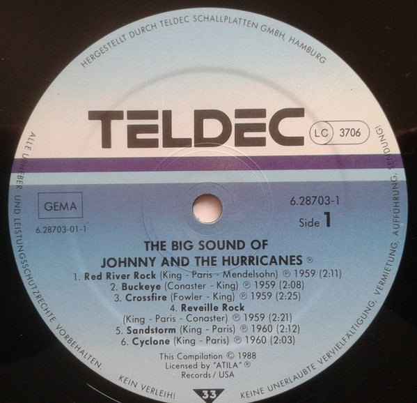 Johnny And The Hurricanes : The Big Sound Of Johnny And The Hurricanes (2xLP, Comp, Gat)
