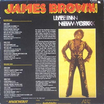 James Brown : Live In New York (2xLP, Album)