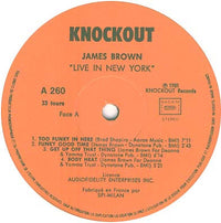 James Brown : Live In New York (2xLP, Album)