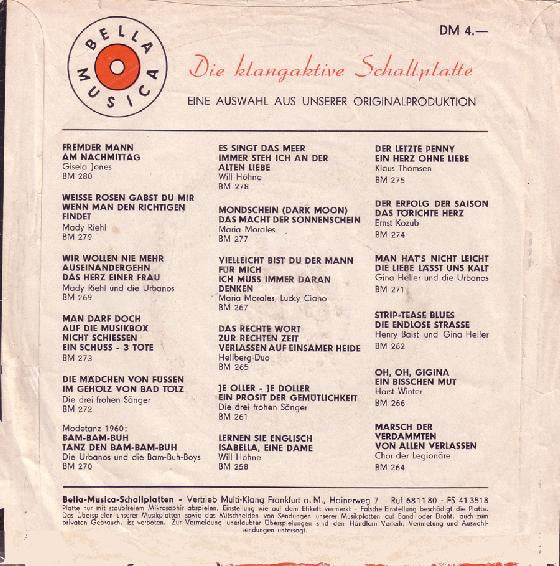 Gisela Jonas : Fremder Mann (7", Single)