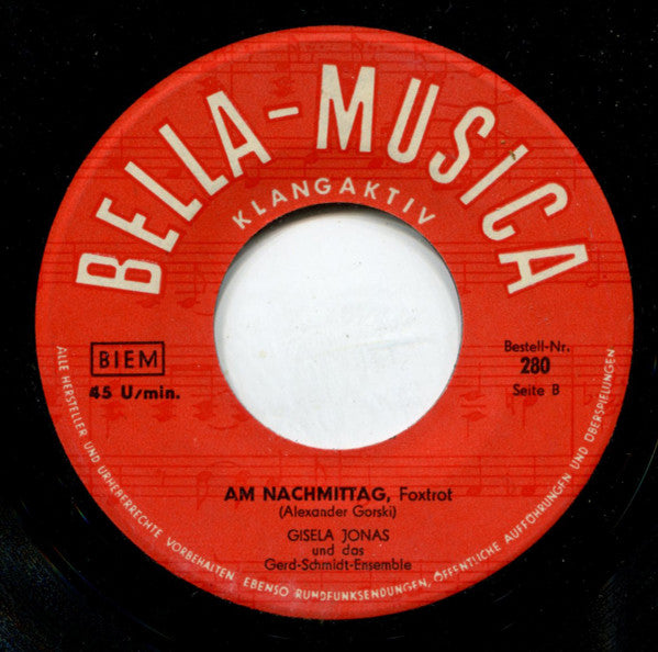 Gisela Jonas : Fremder Mann (7", Single)