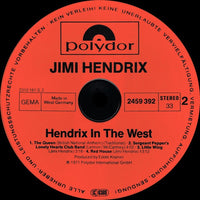 Jimi Hendrix : Hendrix In The West (LP, Album, RE)