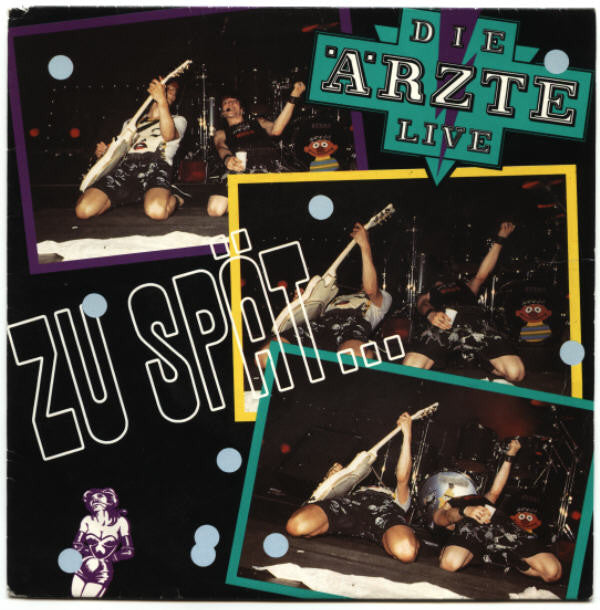 Die Ärzte : Zu Spät (Hit Summer Mix '88) (12", Maxi)