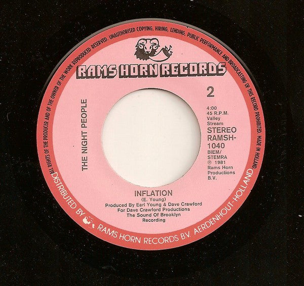The Night People : Again (7", Single)