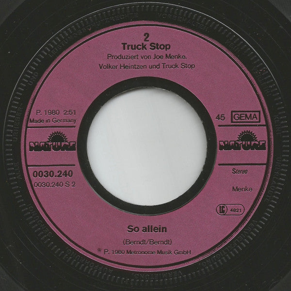 Truck Stop (2) : Der Wilde Wilde Westen (7", Single)