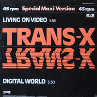 Trans-X : Living On Video / Digital World (12", Maxi, Bla)