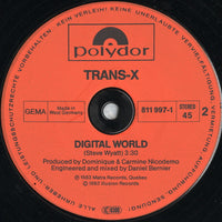 Trans-X : Living On Video / Digital World (12", Maxi, Bla)