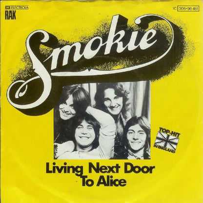 Smokie : Living Next Door To Alice (7", Single, EMI)