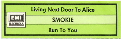 Smokie : Living Next Door To Alice (7", Single, EMI)