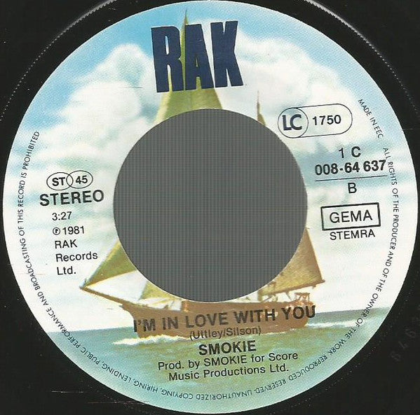 Smokie : Little Town Flirt (7", Single)