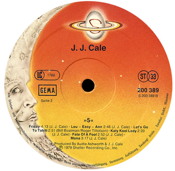 J.J. Cale : 5 (LP, Album)