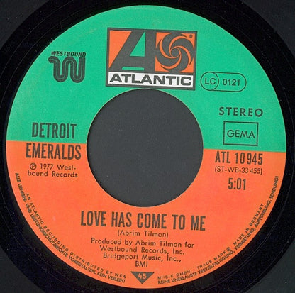 Detroit Emeralds : Feel The Need / Love Has Come To Me (7", Single)