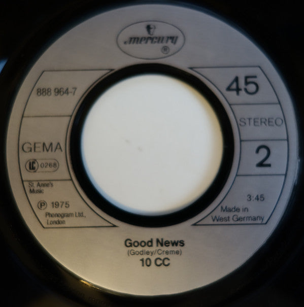 10 CC* : I'm Not In Love (7", Single, RE)