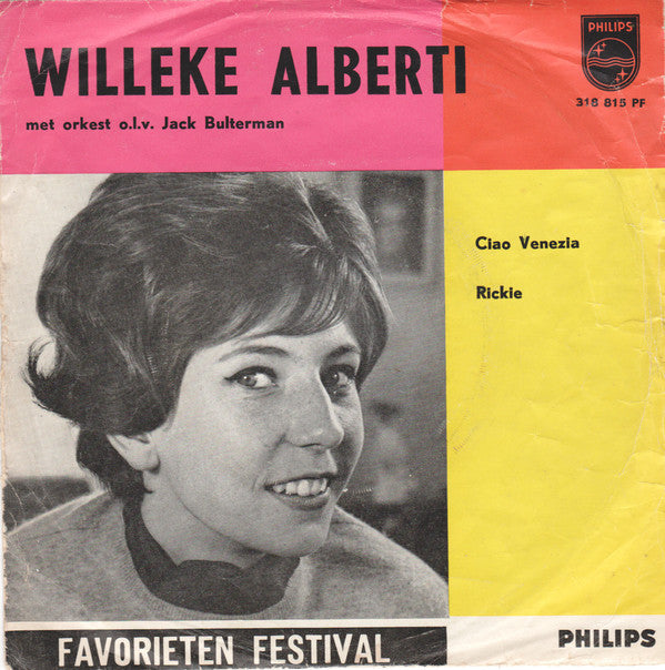 Willeke Alberti : Ciao Venezia / Rickie (7", Single, Mono)