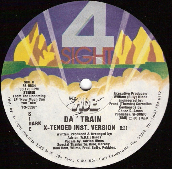 MC ADE : Da' Train (12")
