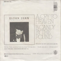 Elton John : Cry To Heaven (7", Single)