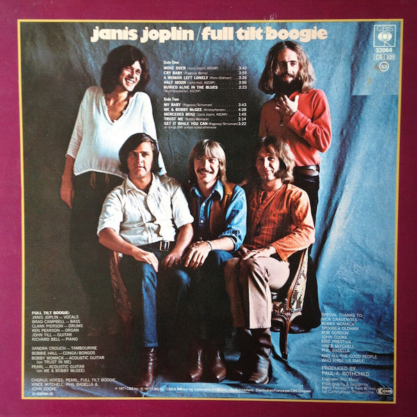 Janis Joplin : Pearl (LP, Album, RE)
