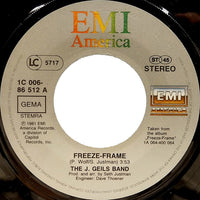 The J. Geils Band : Freeze-Frame / Flamethrower (7", Single)