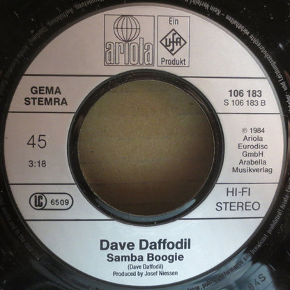 Dave Daffodil : Headlines / Samba Boogie (7", Single, Promo)