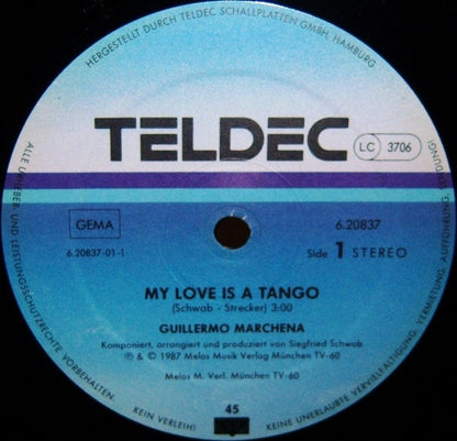Guillermo Marchena : My Love Is A Tango (12", Maxi)