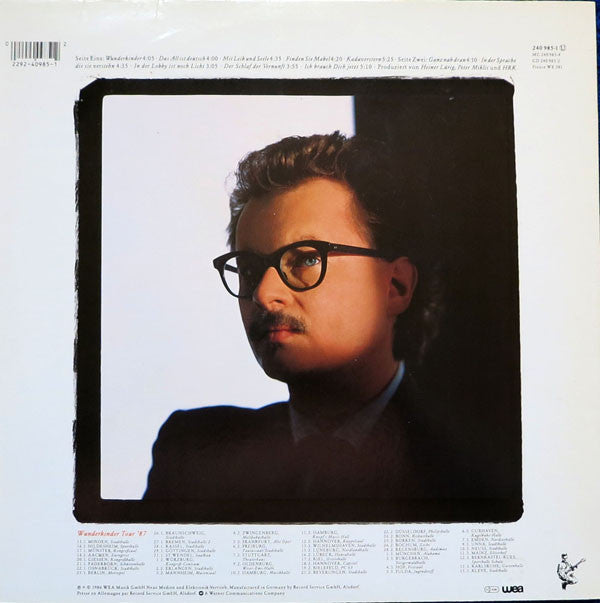 Heinz Rudolf Kunze : Wunderkinder (LP, Album, RSA)