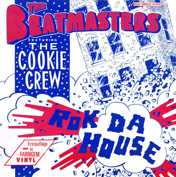 The Beatmasters Featuring The Cookie Crew : Rok Da House (12", Maxi, Pin)