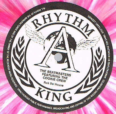 The Beatmasters Featuring The Cookie Crew : Rok Da House (12", Maxi, Pin)