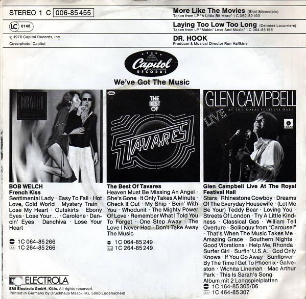 Dr. Hook : More Like The Movies (7", Single)