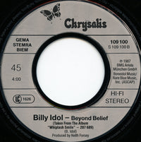 Billy Idol : Sweet Sixteen (7", Single)